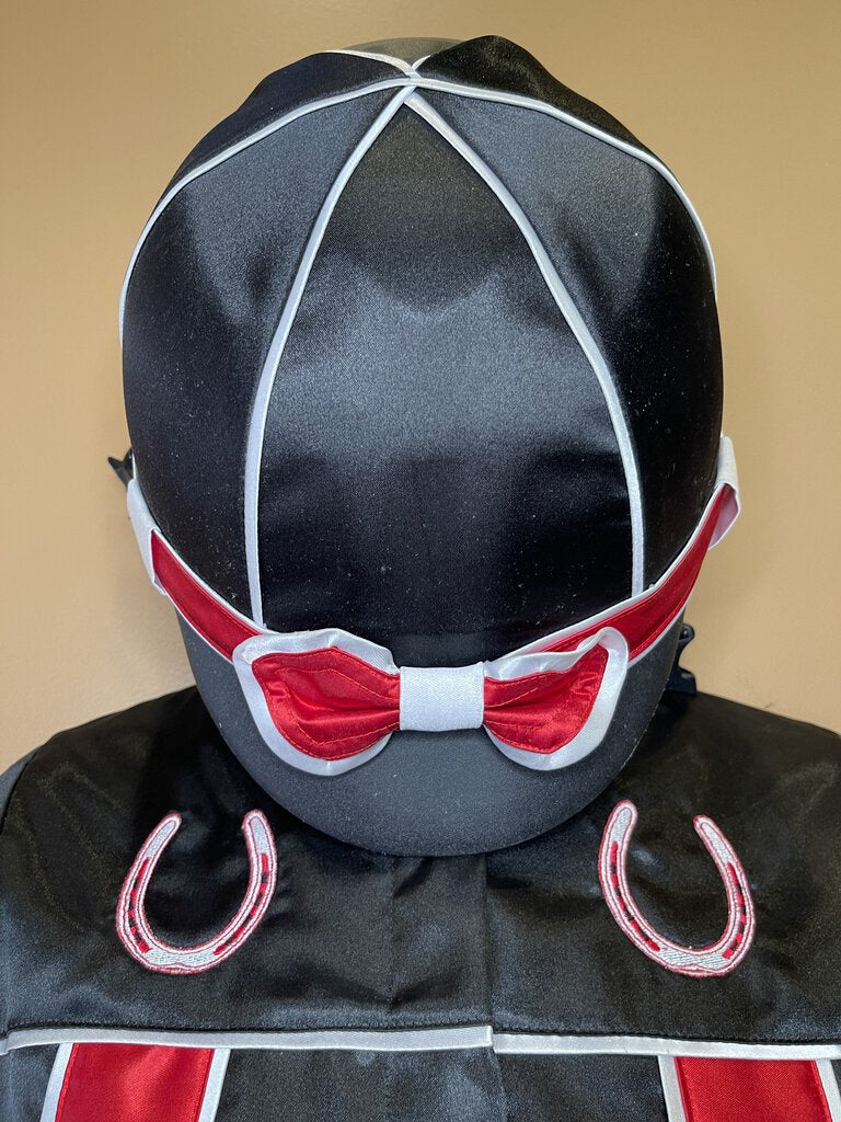 ROAD SILKS RED/BLACK WITH MATCHING HELMET