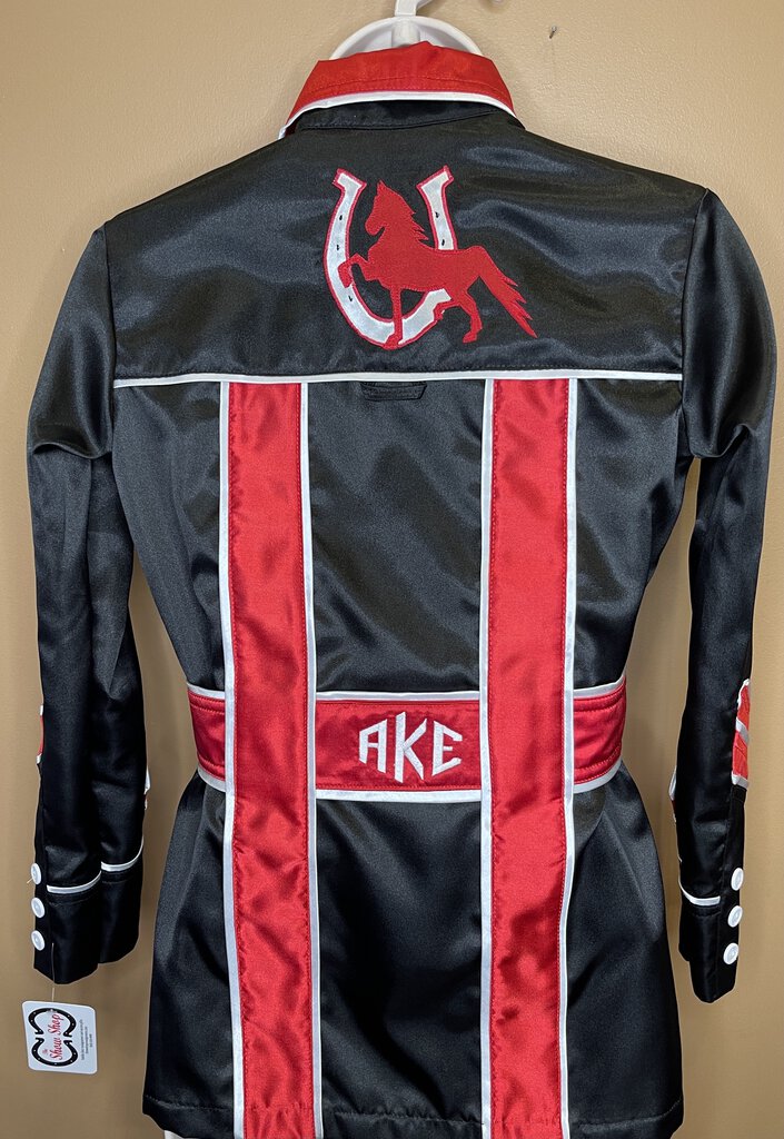 ROAD SILKS RED/BLACK WITH MATCHING HELMET