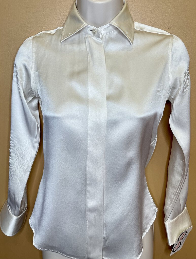 SHIRT SILK WHITE DEREGNAUCOURT