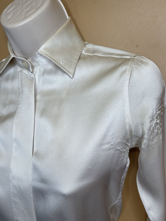 SHIRT SILK WHITE DEREGNAUCOURT