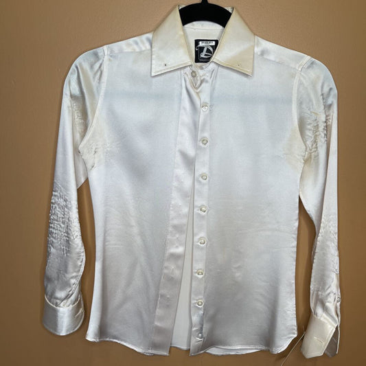 SHIRT WHITE SILK DEREGNAUCOURT