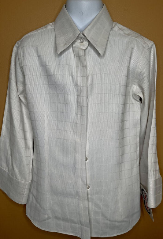 SHIRT WHITE PATTERN TAILORED TO WIN