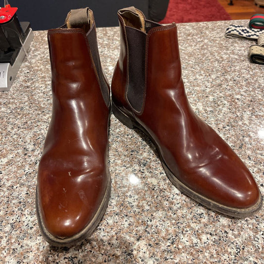 BECKER BROTHERS BROWN BOOTS 9