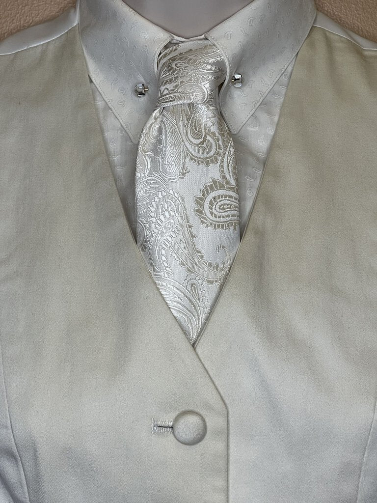 CREAM PAISLEY BECKER BROTHERS SHIRT