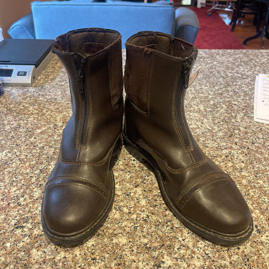 BOOTS BROWN ZIP UP 6