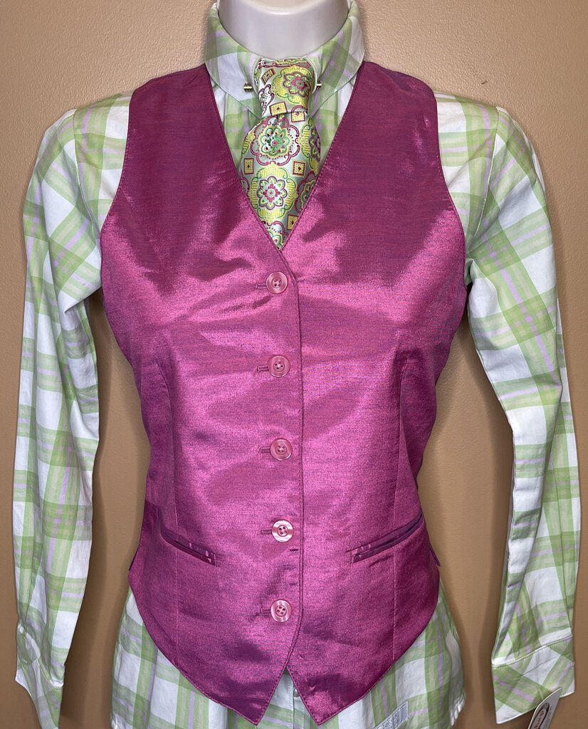 SHIRT GREEN WITH PINK CHECK SCINTILLA