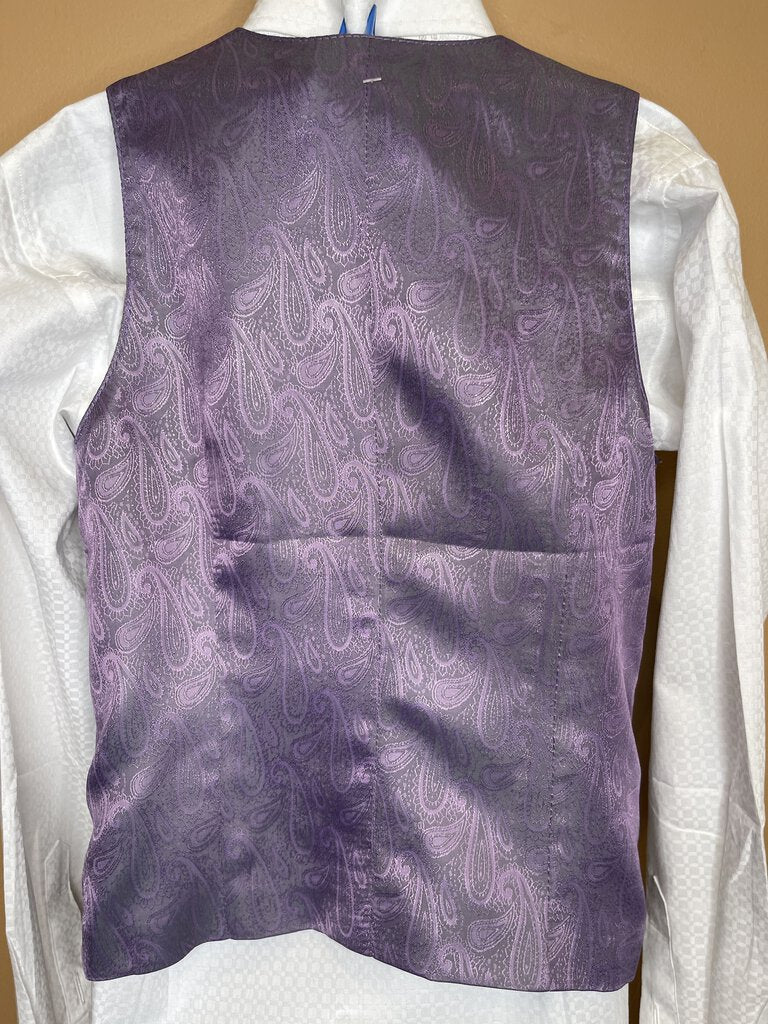 VEST PURPLE SATEEN ELLIE MAY