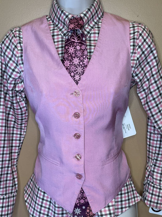 SHIRT PINK/BROWN CHECK BECKER BROTHERS