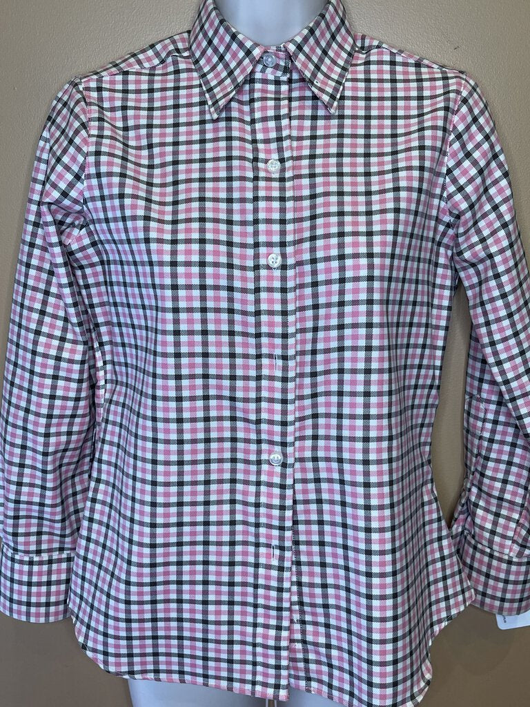 SHIRT PINK/BROWN CHECK BECKER BROTHERS