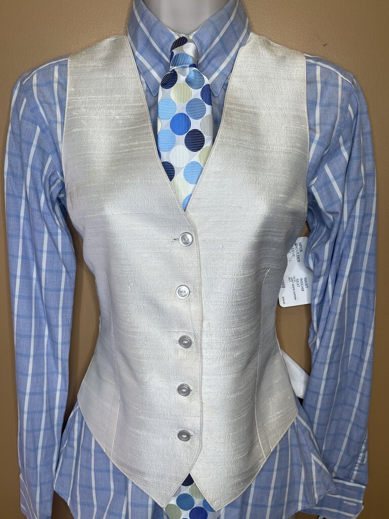 SHIRT BLUE WITH BLUE/WHITE WINDOWPANE BECKER BROTHERS