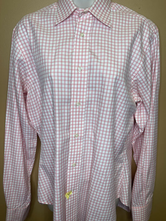 SHIRT PINK CHECK CM