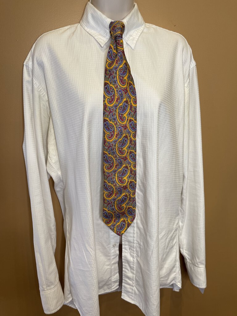 SHIRT WHITE PATTERN BECKER BROTHERS