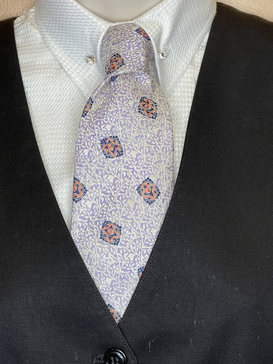 TIE PURPLE WITH ORANGE