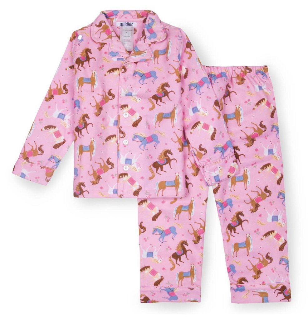 HORSES FLANNEL PAJAMAS