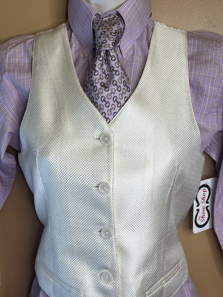 PURPLE WITH YELLOW WINDOWPANE SHIRT