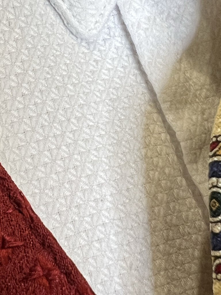 WHITE PATTERN SHIRT BECKER BROTHERS