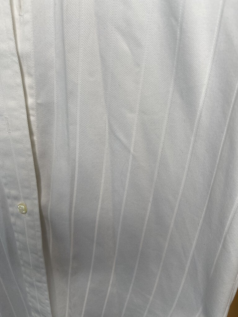 WHITE STRIPE FORMAL SHIRT BECKER BROTHERS