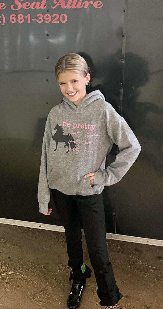 "BE PRETTY" YOUTH HOODIE