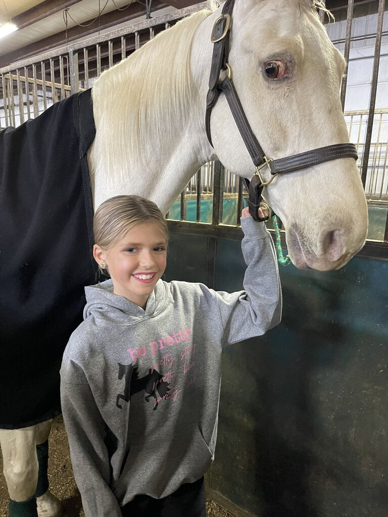 "BE PRETTY" YOUTH HOODIE