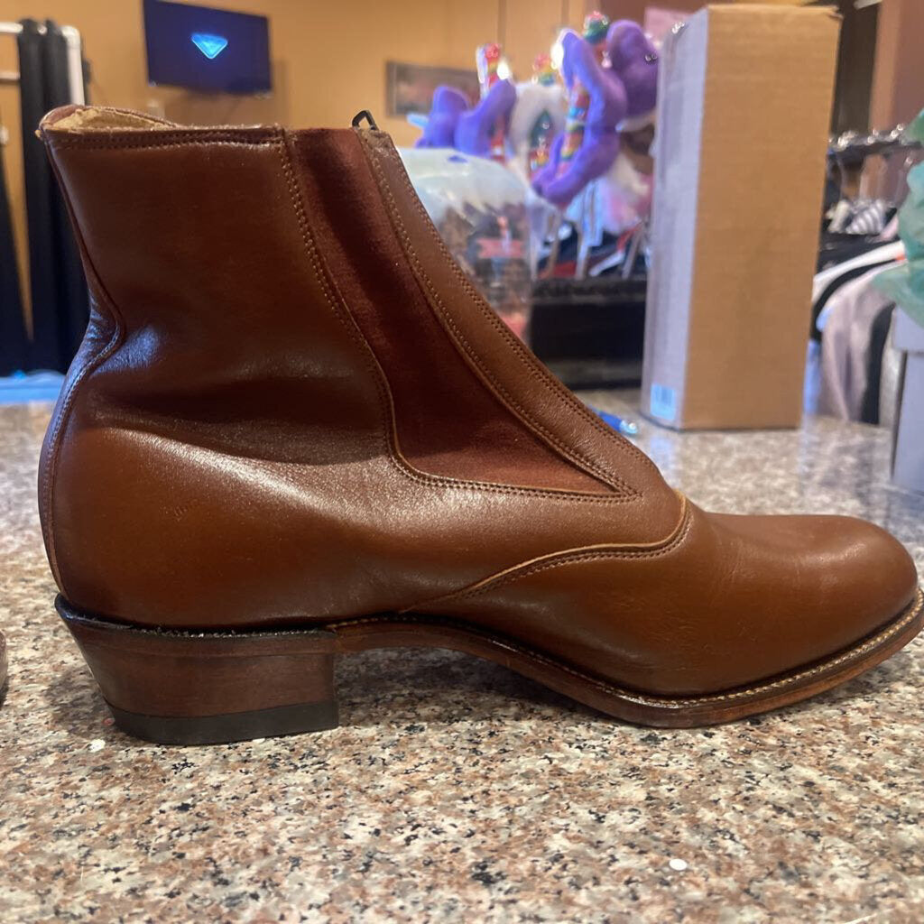 KROOP BOOTS BROWN 9 WITH CUBAN HEEL