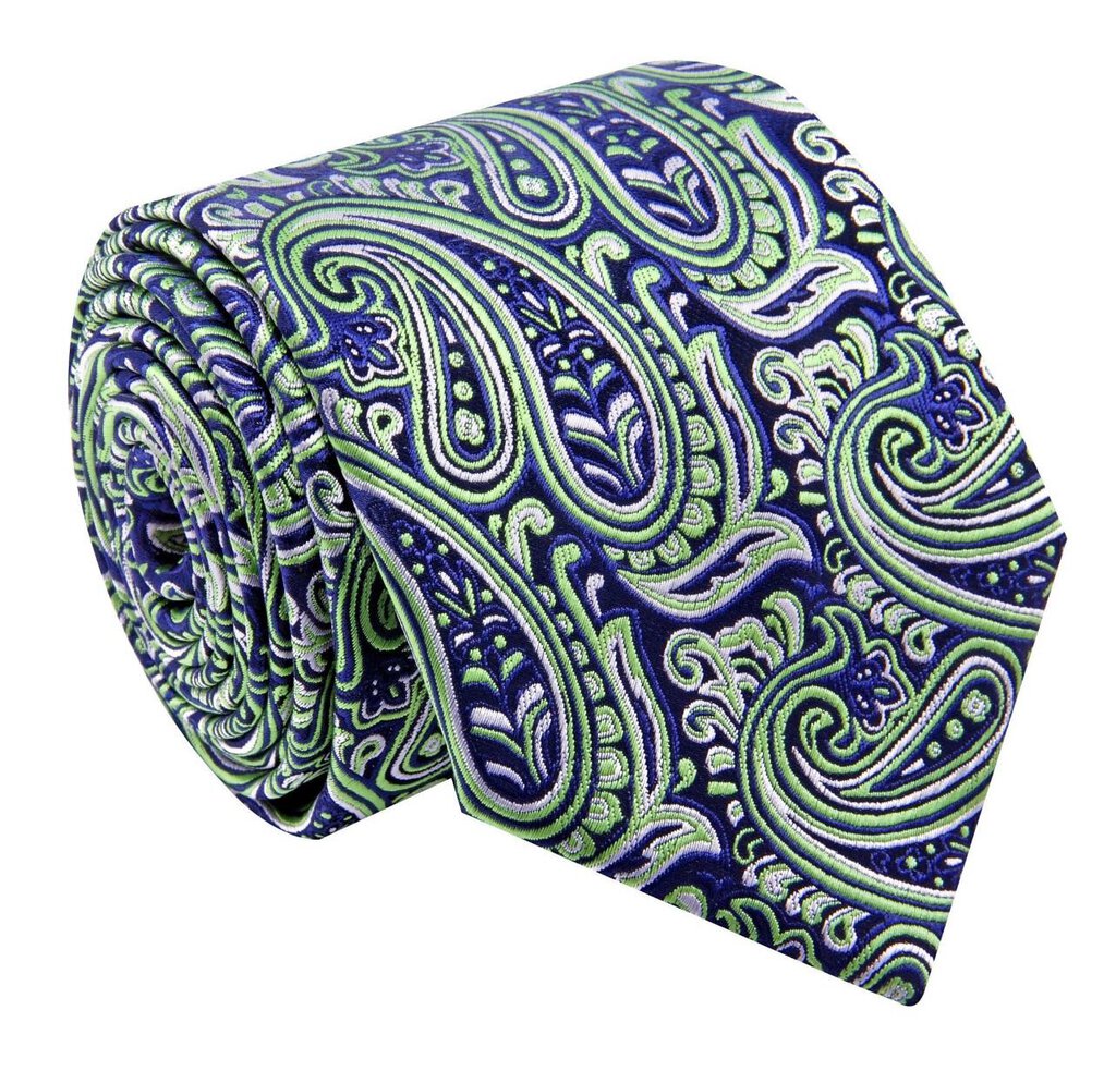 TIE EMERALD ELEGANCE PAISLEY