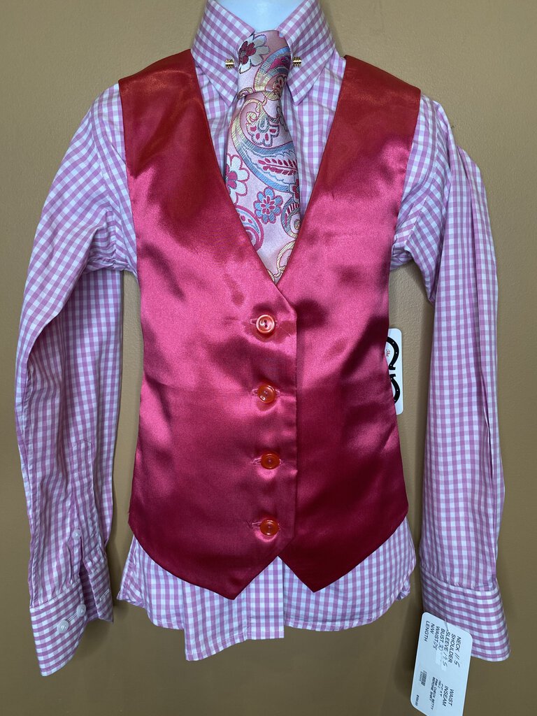 PINK CHECK BETTY BERDINE SHIRT