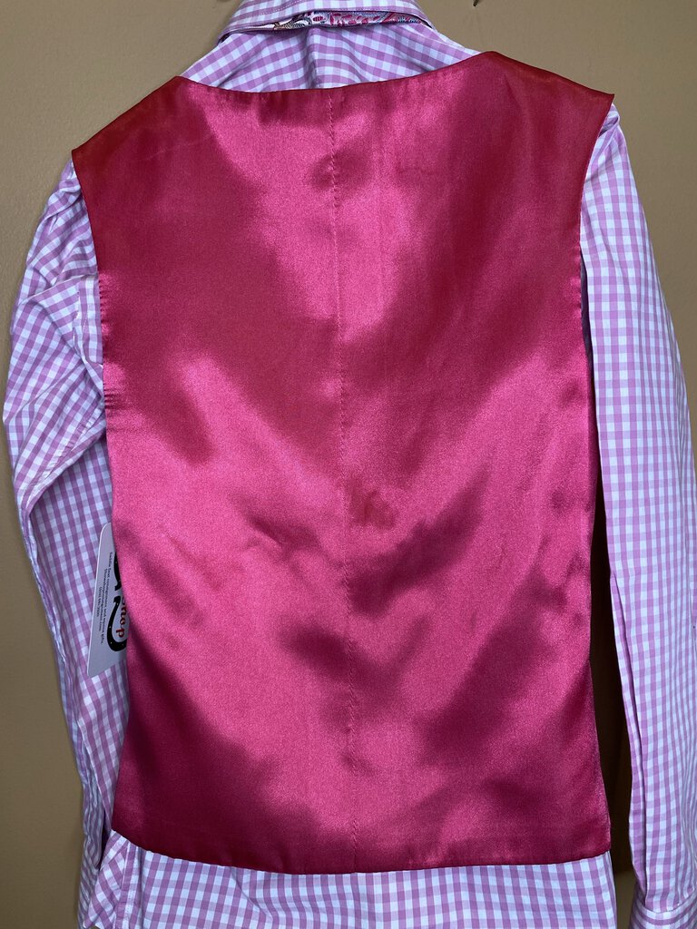 PINK SATIN SCINTILLA VEST