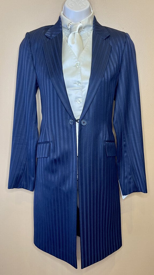 NAVY BLUE WITH PURPLE STRIPE FRIERSON DAY SUIT