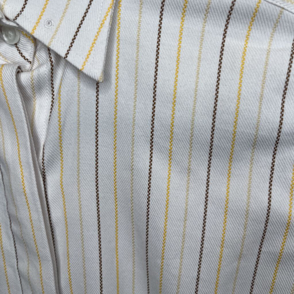 SHIRT - ELLIE MAY BROWN/YELLOW STRIPE (1249)