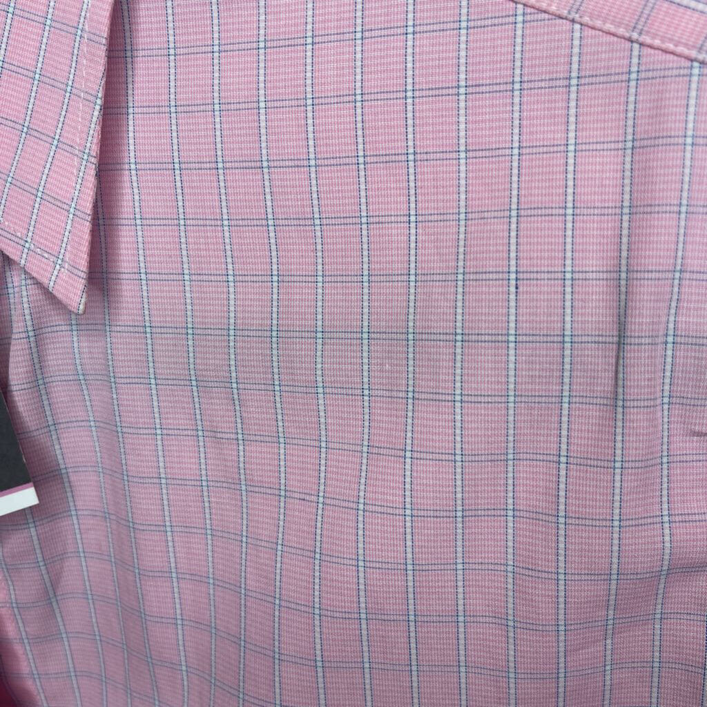 Ellie May Shirt - Pink shirt with blue check (398)