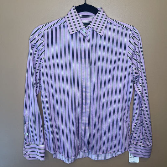 shirt - DeRegnaucourt pink with black stripe (1708)