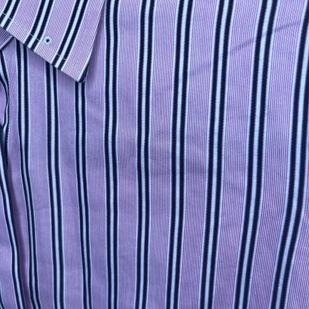 shirt - DeRegnaucourt pink with black stripe (1708)