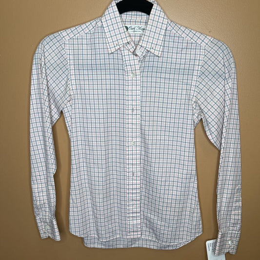 Shirt - carl meyers pink and navy check (943)