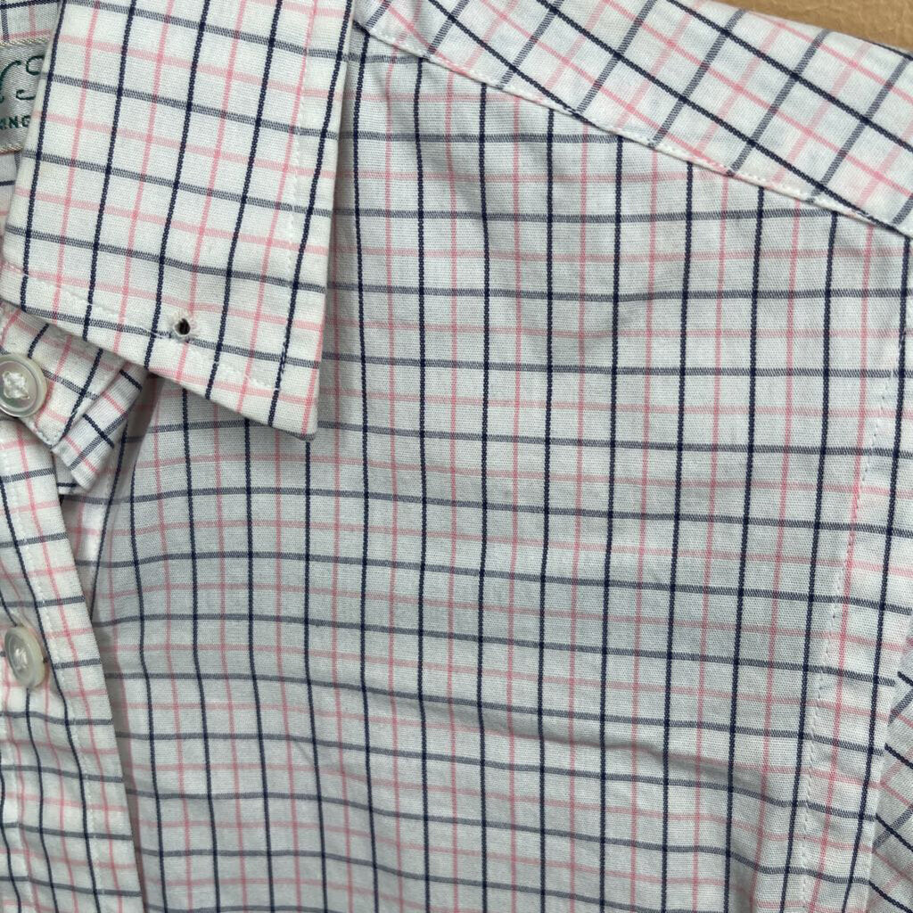 Shirt - carl meyers pink and navy check (943)