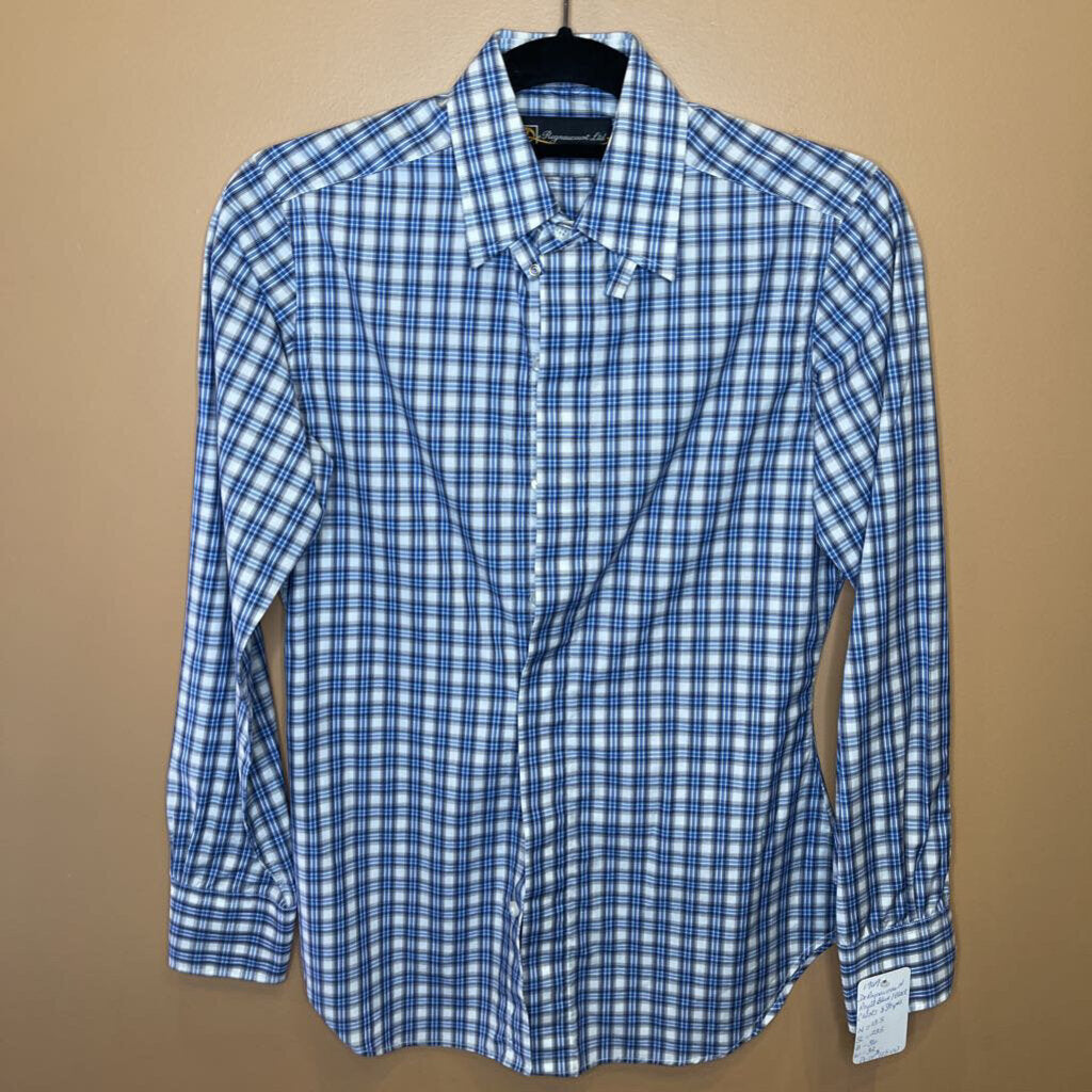 SHIRT DEREGNAUCOURT BLUE PLAID