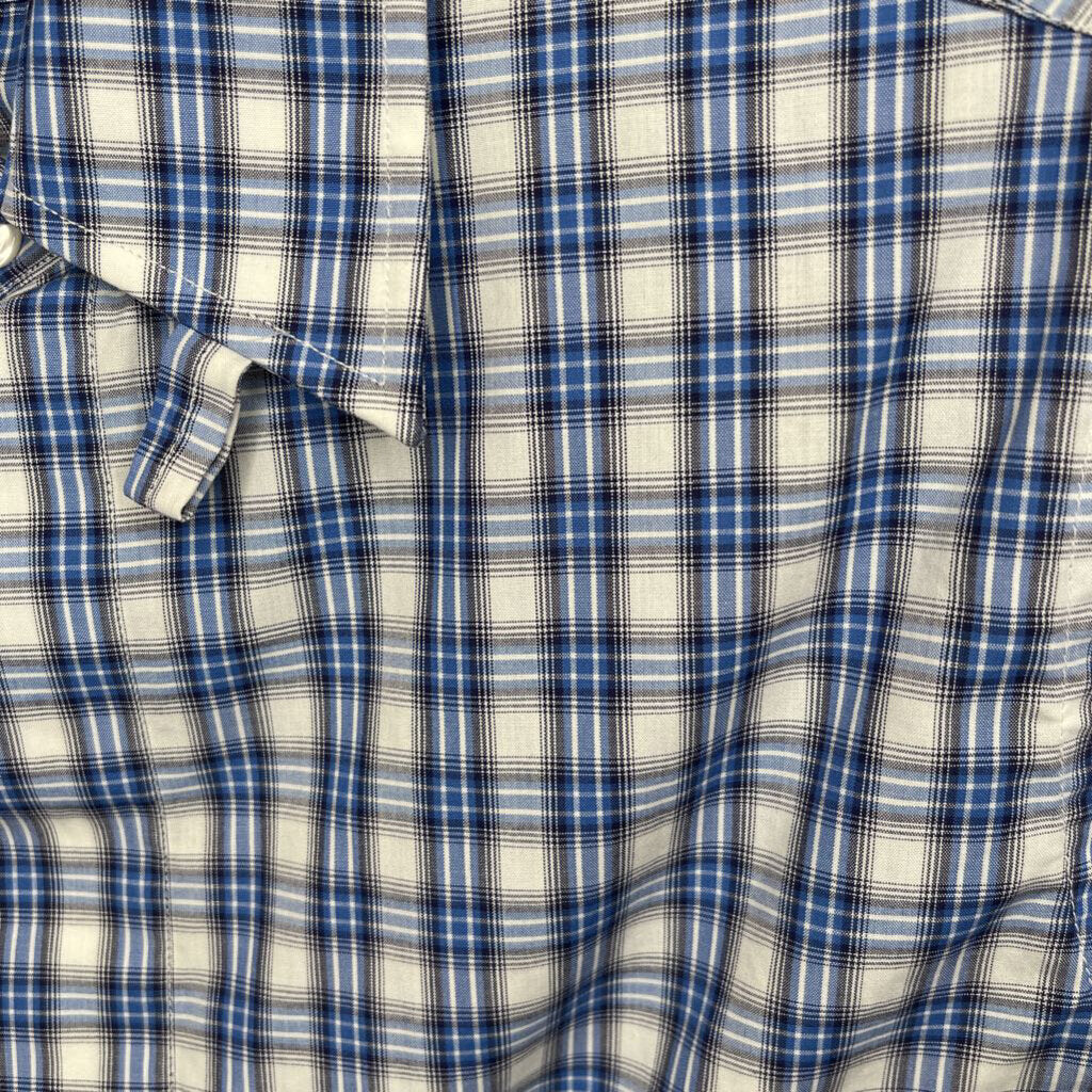 SHIRT DEREGNAUCOURT BLUE PLAID