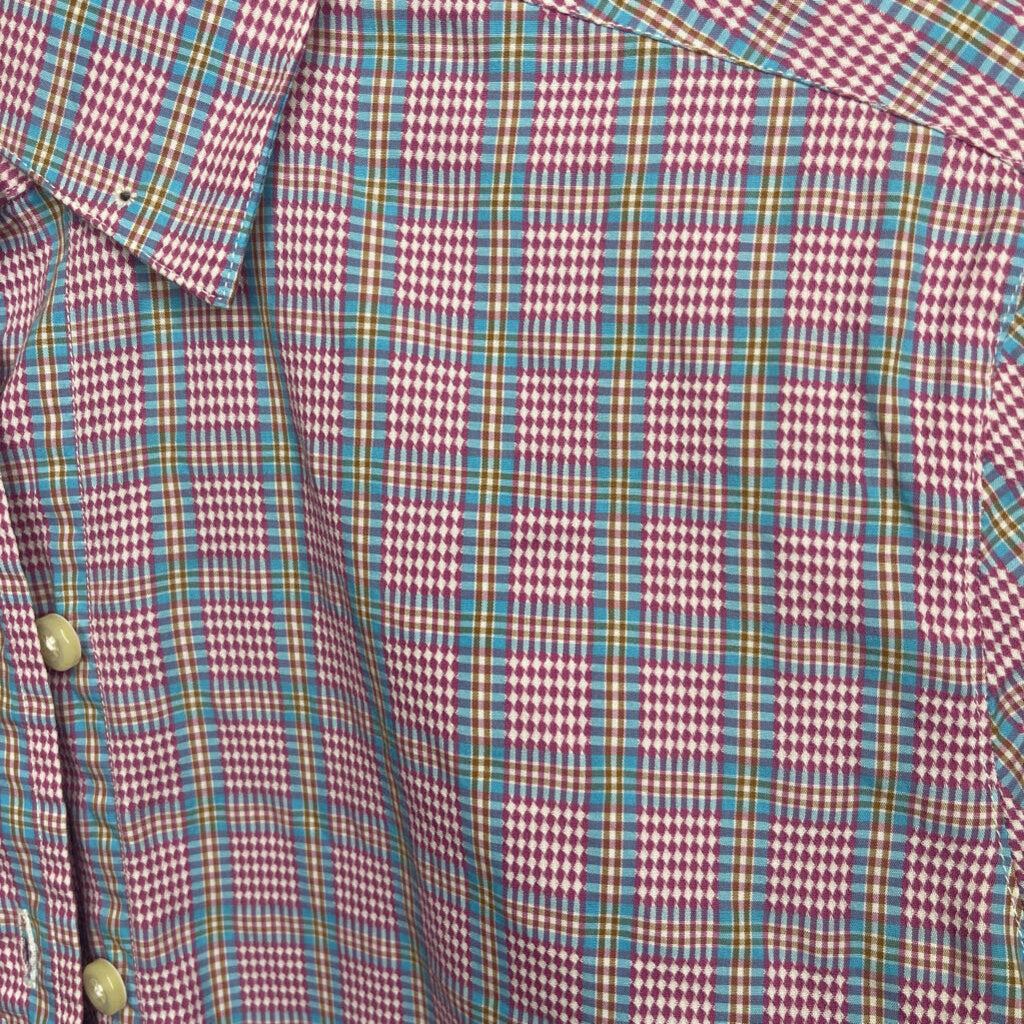 SHIRT BECKER BROTHERS TEAL,PINK PLAID