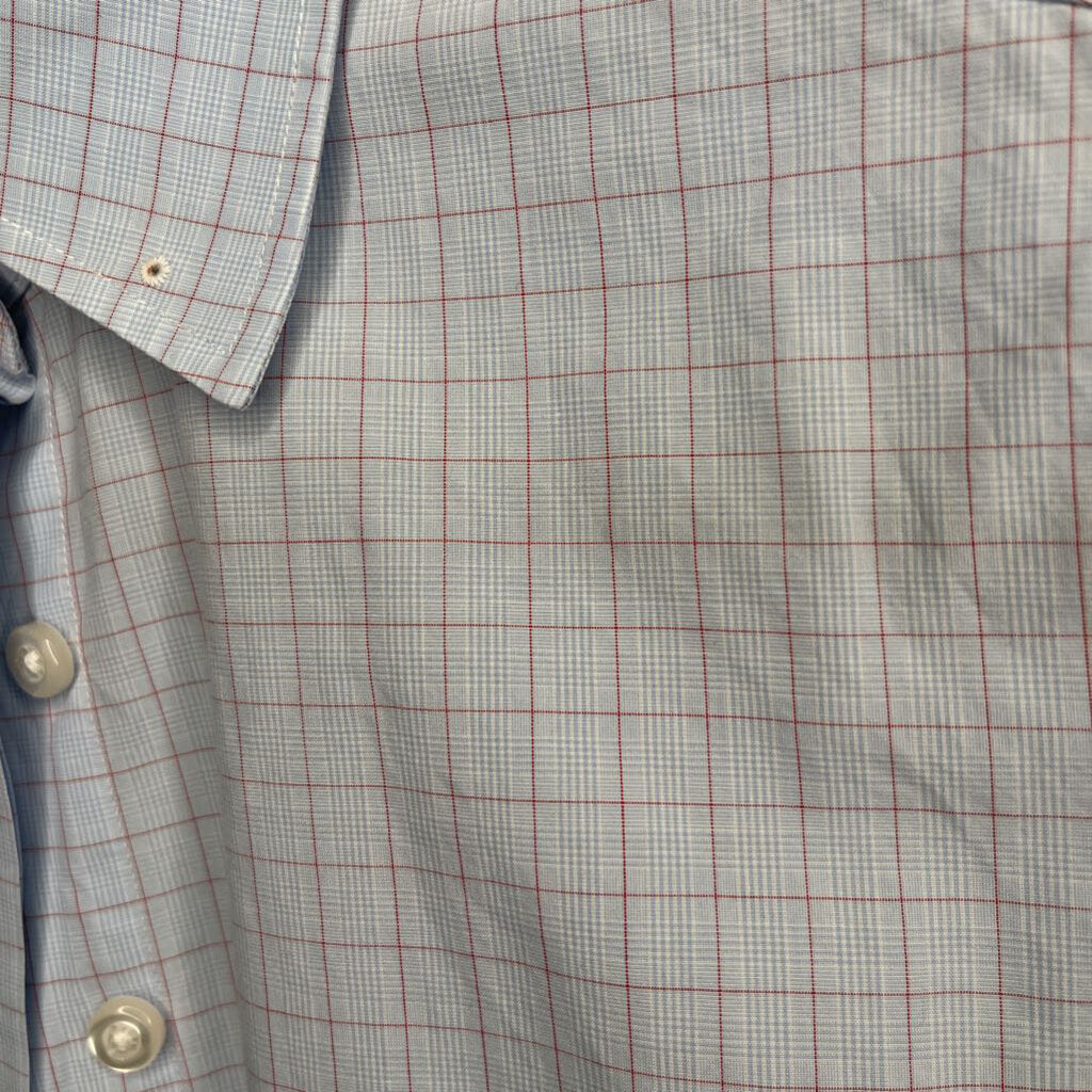 SHIRT BLUE WITH RED WINDOWPANE DEREGNAUCOURT