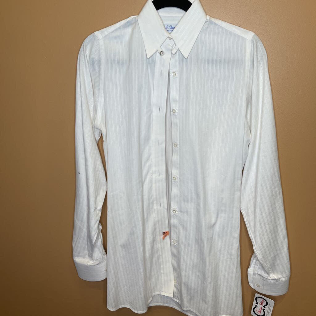 SHIRT WHITE STRIPE LECHEVAL