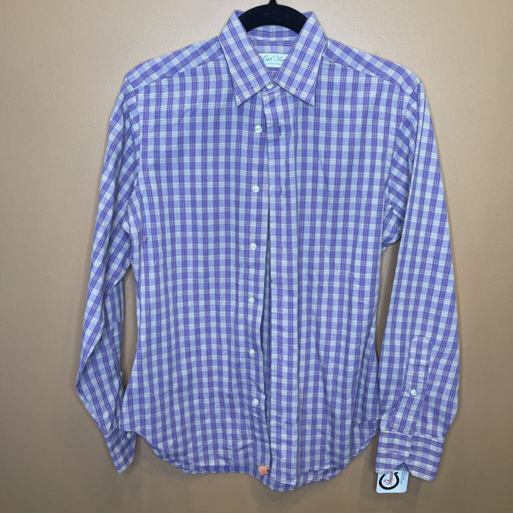 SHIRT CARL MEYERS PURPLE PLAID